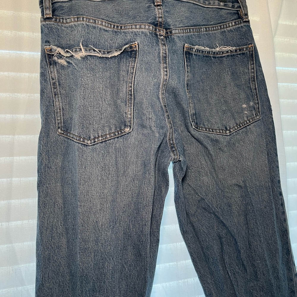 Zara Women's Blue Flare Jeans